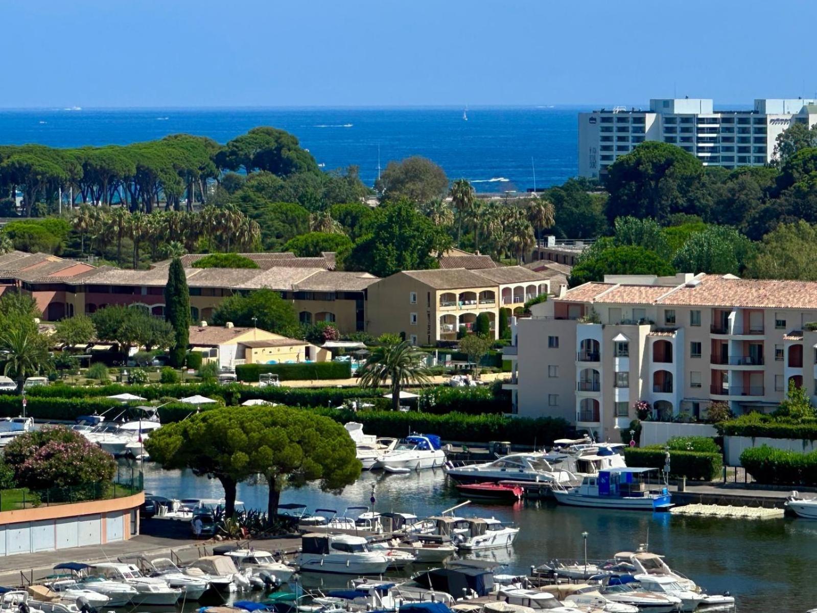 Appartement T3 De Standing Vue Mer Et Marina Mandelieu Eksteriør billede