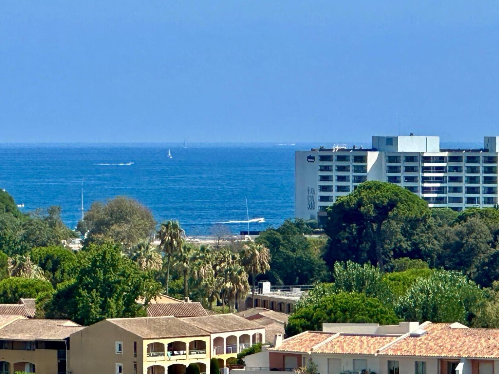 Appartement T3 De Standing Vue Mer Et Marina Mandelieu Eksteriør billede