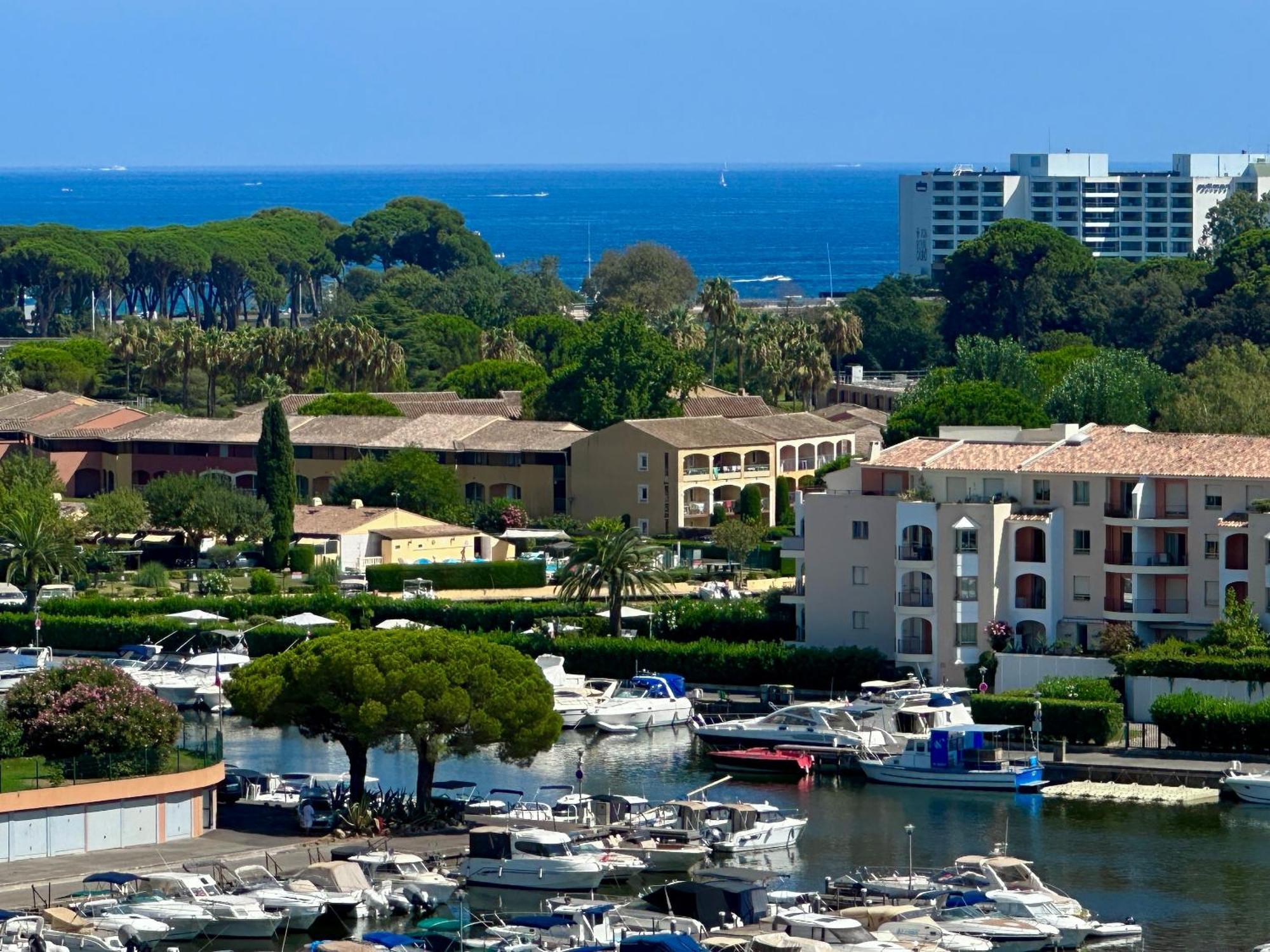 Appartement T3 De Standing Vue Mer Et Marina Mandelieu Eksteriør billede