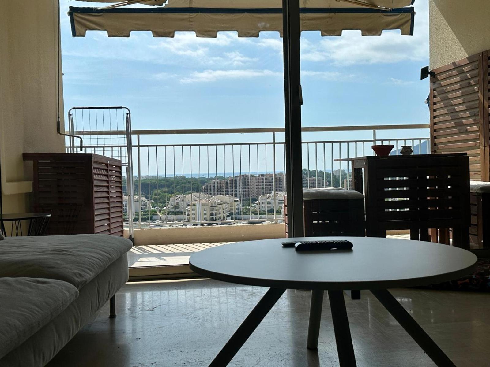 Appartement T3 De Standing Vue Mer Et Marina Mandelieu Eksteriør billede